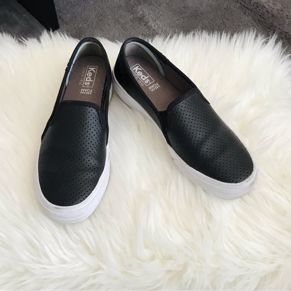 Keds Women's Black Slip-On Sneakers